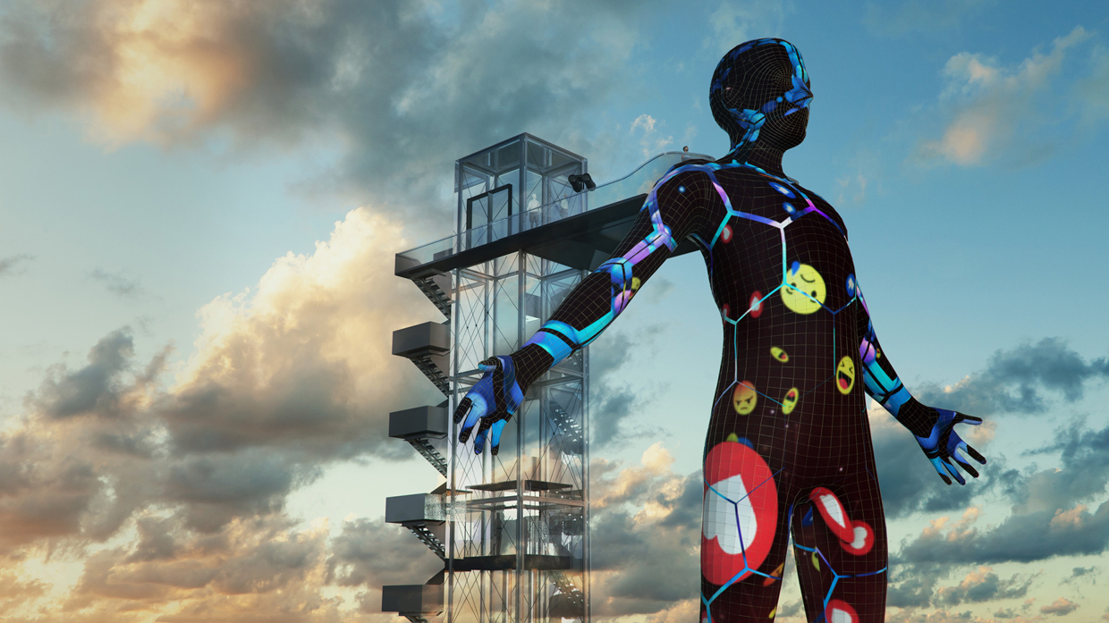 Estatua gigante con piel de LED de 40 metros de altura se presentará en Expo Europe